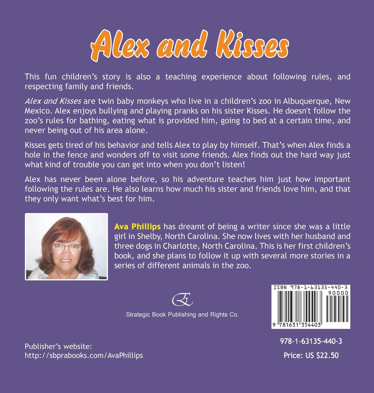 Alex and Kisses : Phillips, Ava, Parsons, Kimberly: Amazon.ca: Books