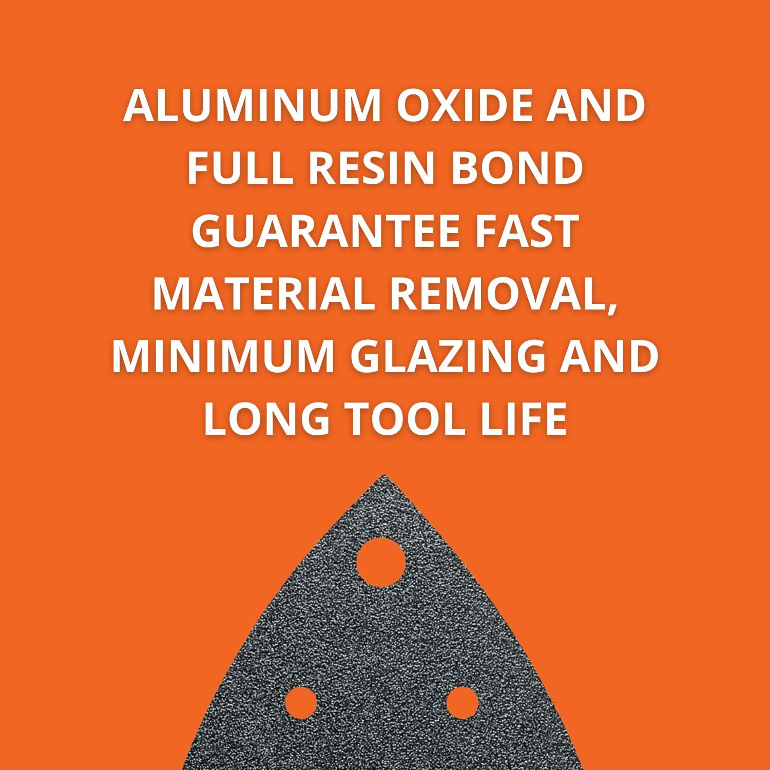 FEIN Schleifblätter Korn 80, Kantenlänge 80 mm, VE 50 St., Für den universellen Einsatz auf nahezu allen Materialien. Gelocht, Klettschnellbefestigung