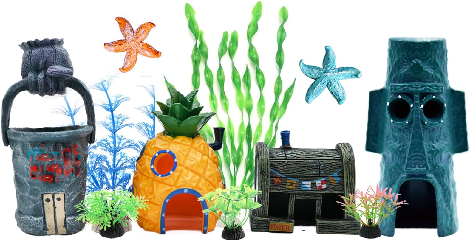Fish Tank Decorations,House Ornament Kit,Aquarium Decor