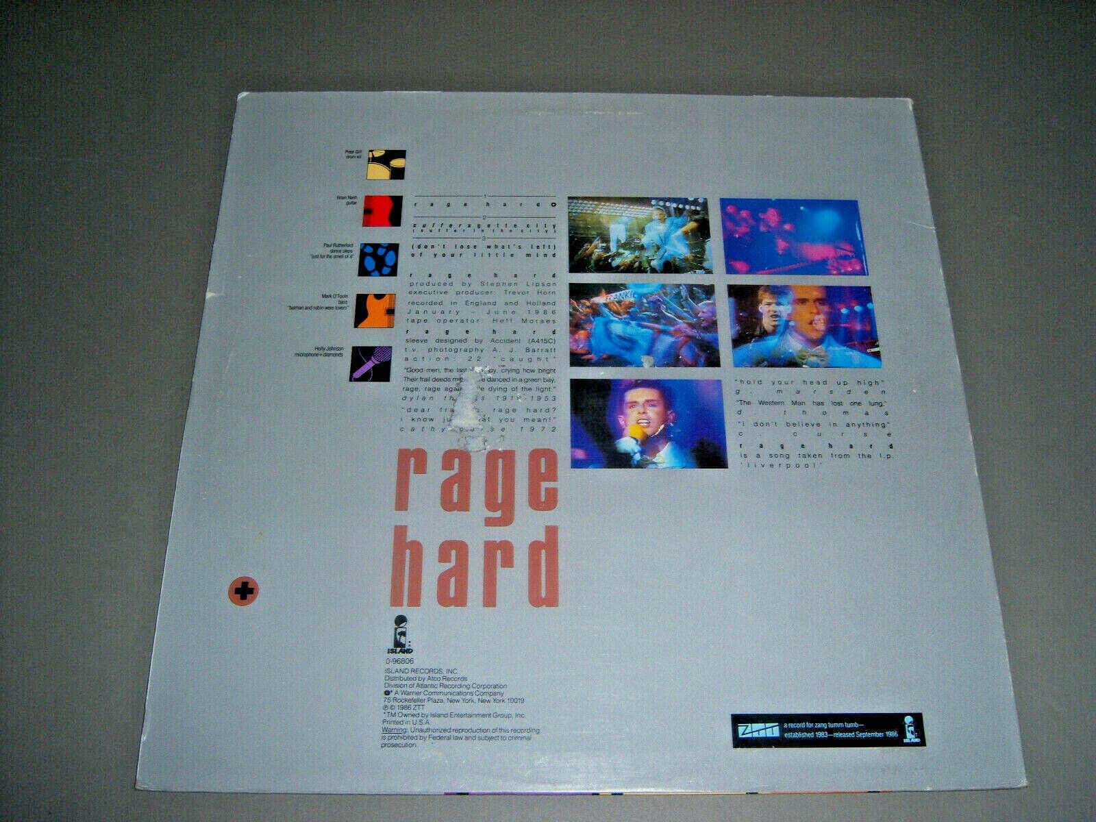 Rage Hard - Frankie Goes To Hollywood 12"