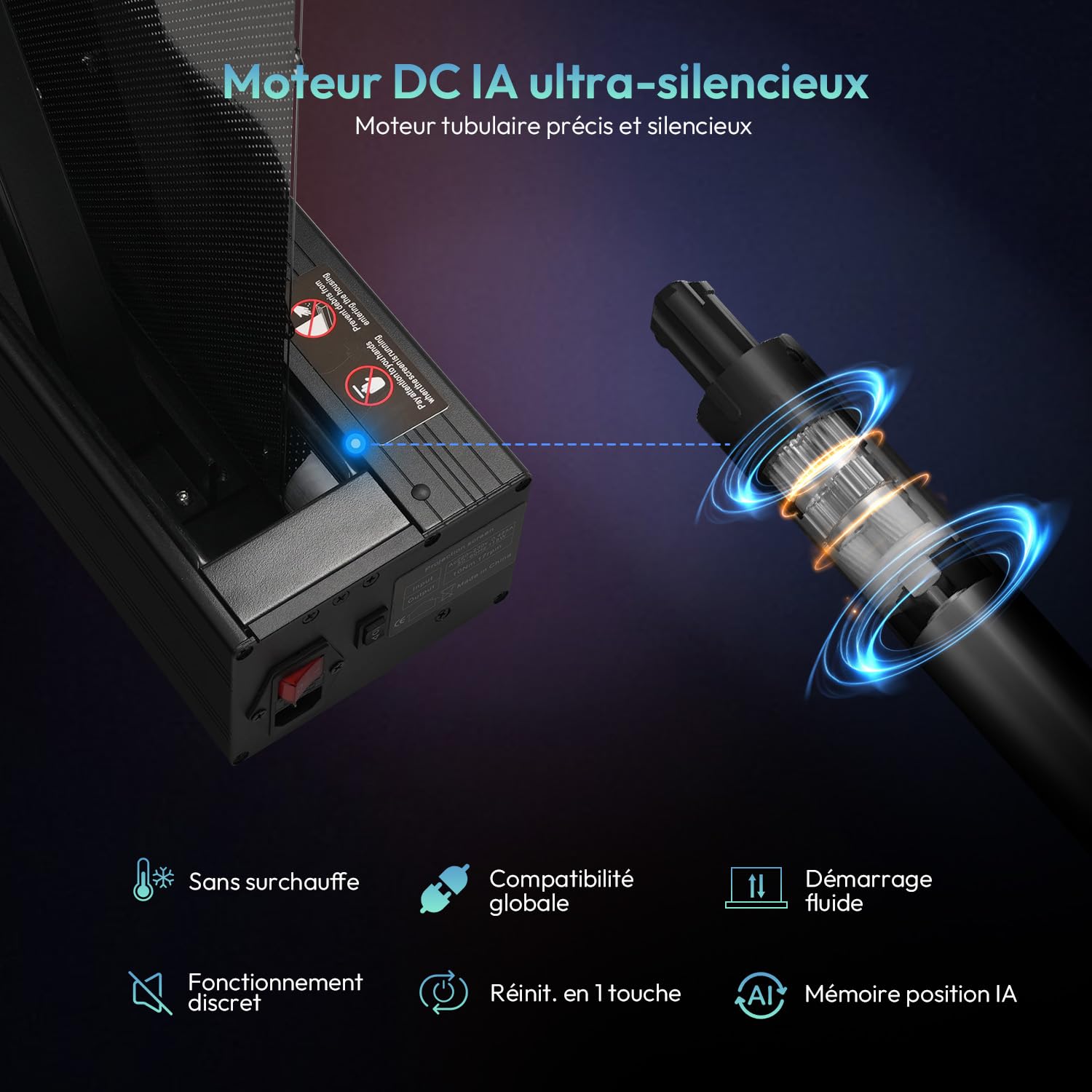 Écran Projecteur ALR Motorisé Sol UST/Standard 100 Pouces