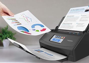 Fujitsu ScanSnap iX1500 Color Duplex Document Scanner with Touch Screen for Mac or PC, Black (2018 Release)