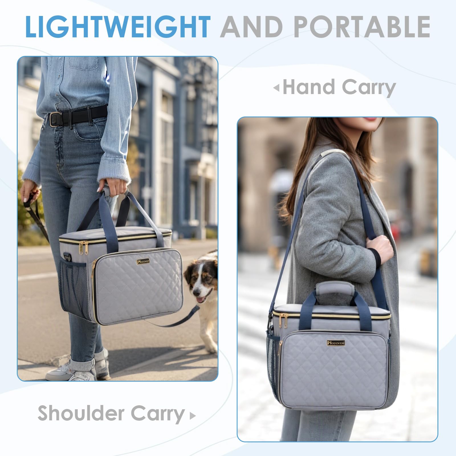 Borsa organizer per la toelettatura degli animali domestici: progettata per toelettatori e strumenti di toelettatura per cani e gatti; si adatta perfettamente a set di strumenti e accessori.