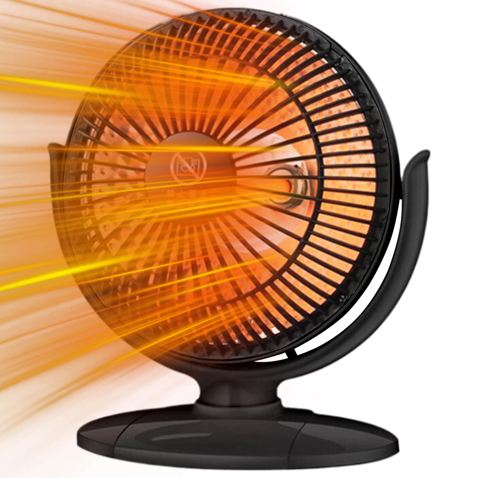 Calor ajustable: Calentador de escritorio, alimentado por USB, calentador eléctrico, calefactor compacto, ahorro de energía, funcionamiento silencioso con protección contra sobrecalentamiento de