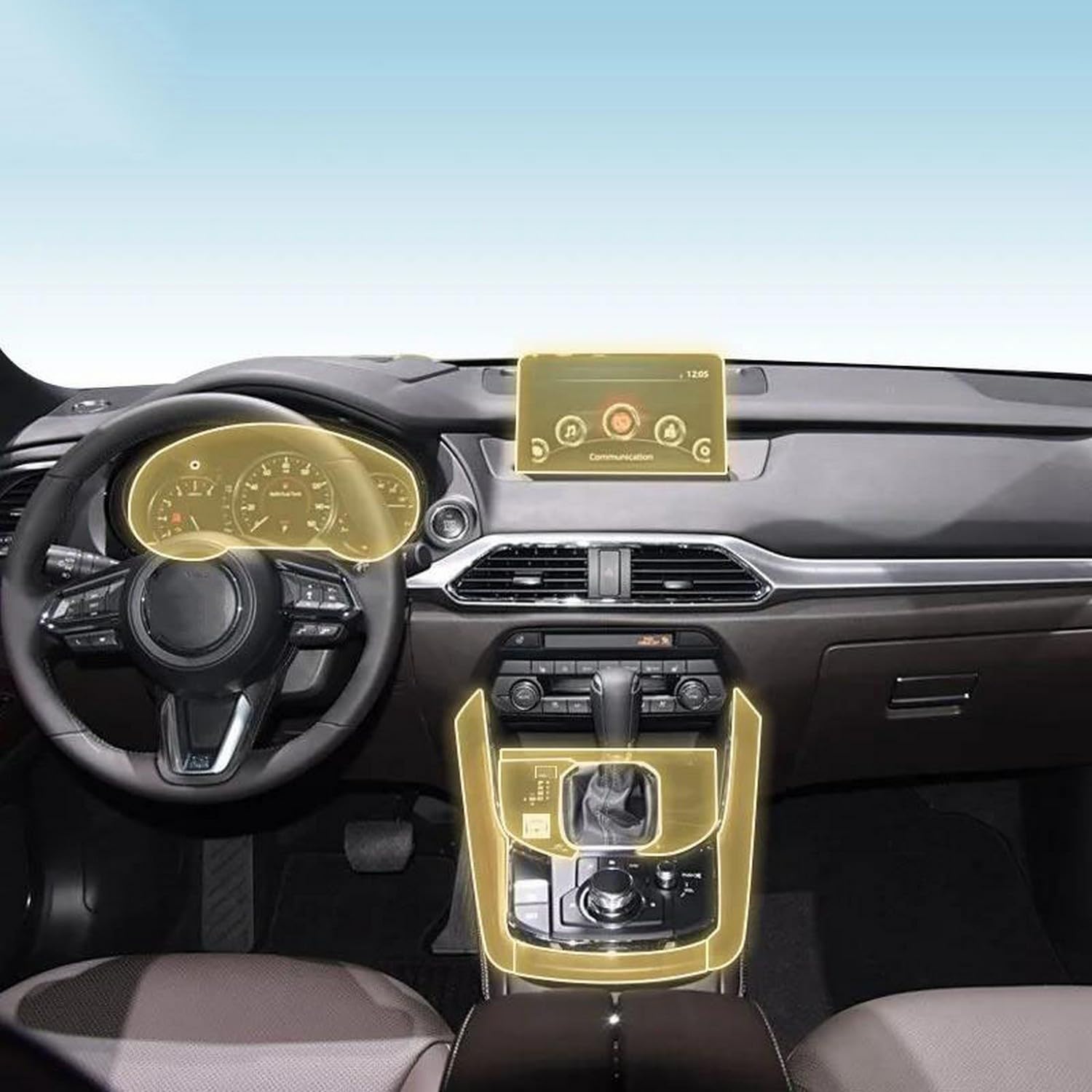 Film PPF en TPU pour Mazda CX-9 protection anti-rayure