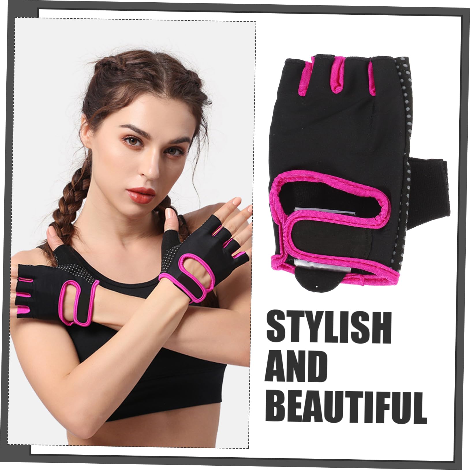 BESPORTBLE Guanto Sportivo Supporto Per Il Palmo Protezione Guanti Pull Up Guanti Powerlifting Guanti Da Allenamento Per Palestra Guanti Con Manubri Guanto Yoga Guanti Per Sollevamento Pesi