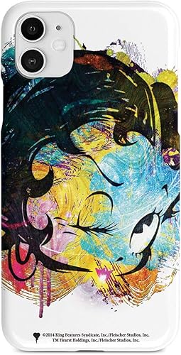 Inspired Cases - Compatible con iPhone 11 - Funda protectora con textura 3D para Apple iPhone 11 - Betty Boop Art Style