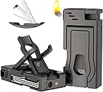 Multifunctional Pipe Lighter, Built-in Pipe Holder, 3 in 1 Cleaning Tools, Refillable Butane Lighter with Angled Soft Flame, Practical Gas Lighter for Pipe Gift