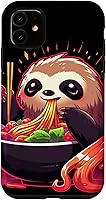 Vista 8 de Sloth Eating Ramen Japanese Noodles Soup Kawaii Case for iPhone 16