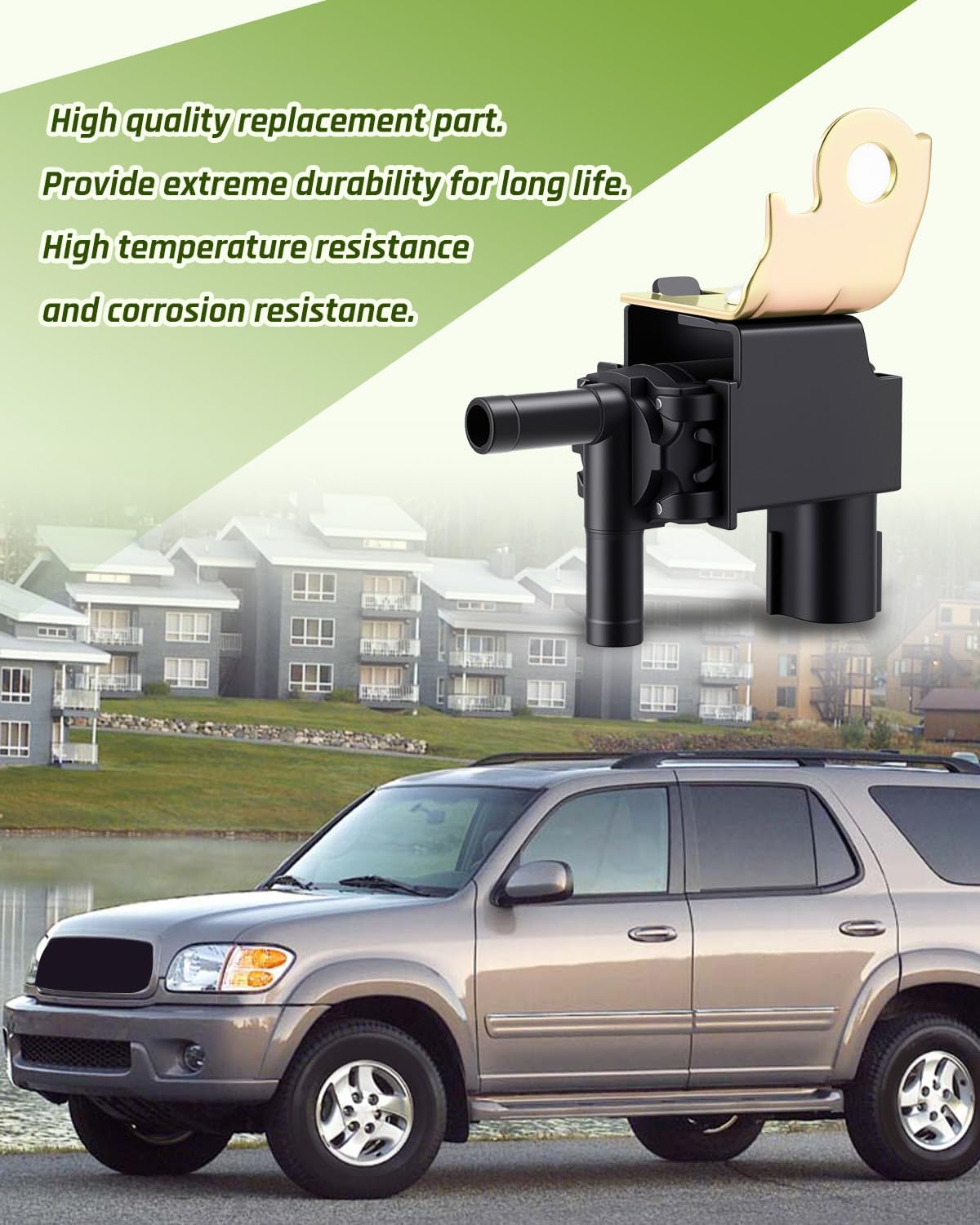 Vapor Canister Purge Valve Fit for Lexus GS400 GS430 LS400 LS430 LX470 SC400 SC430, Fit for Toyota Land Cruiser Sequoia Tundra, Replacement 2M1359 CP788 911-488