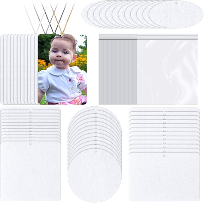 60 Pieces Sublimation Air Freshener Blanks Air Freshener