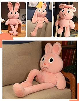 Amazon.co.jp: 足の長いクマが耳を長くするウサギのぬいぐるみ耳