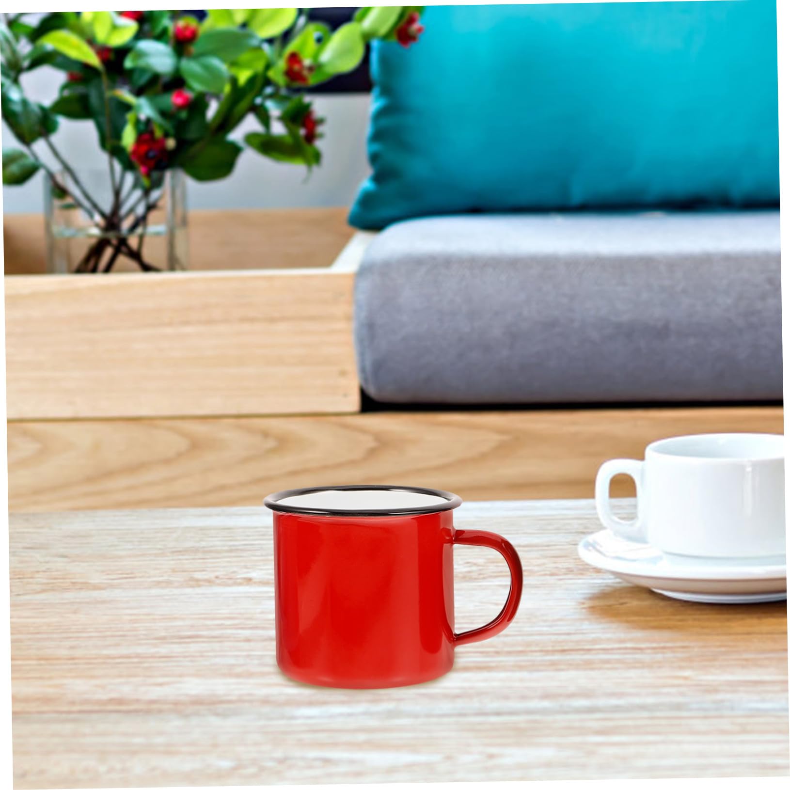 GALPADA 4stücke Retro-campingbecher Kaffeebecher Wasserbecher Für Zuhause Büro Outdoor Robust Rostfrei Vielseitig Einsetzbar