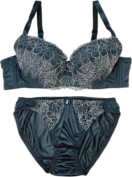 Amazon | 大きいサイズ ブラジャー ショーツセット 上下セット ブラ 