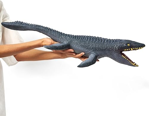 Willkos Mosasaurus - Juguete realista de dinosaurio, océano y mar, regalo de dinosaurio de Navidad y cumpleaños, juguete de mosasaurio, figuras de
