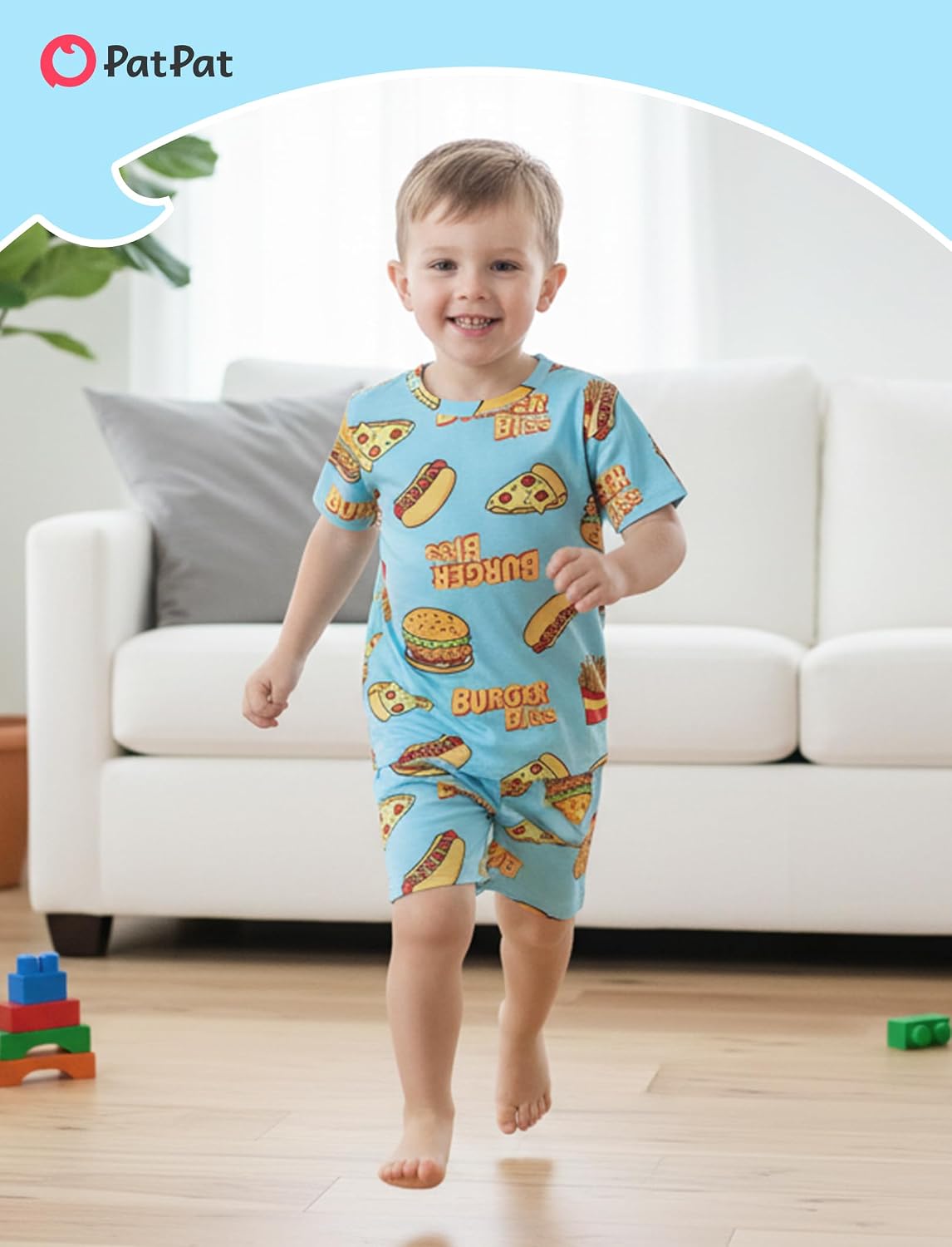 PATPAT Family Matching Short Sleeve Pajama Sets - Perfect for Family Photos & Holiday Celebrations