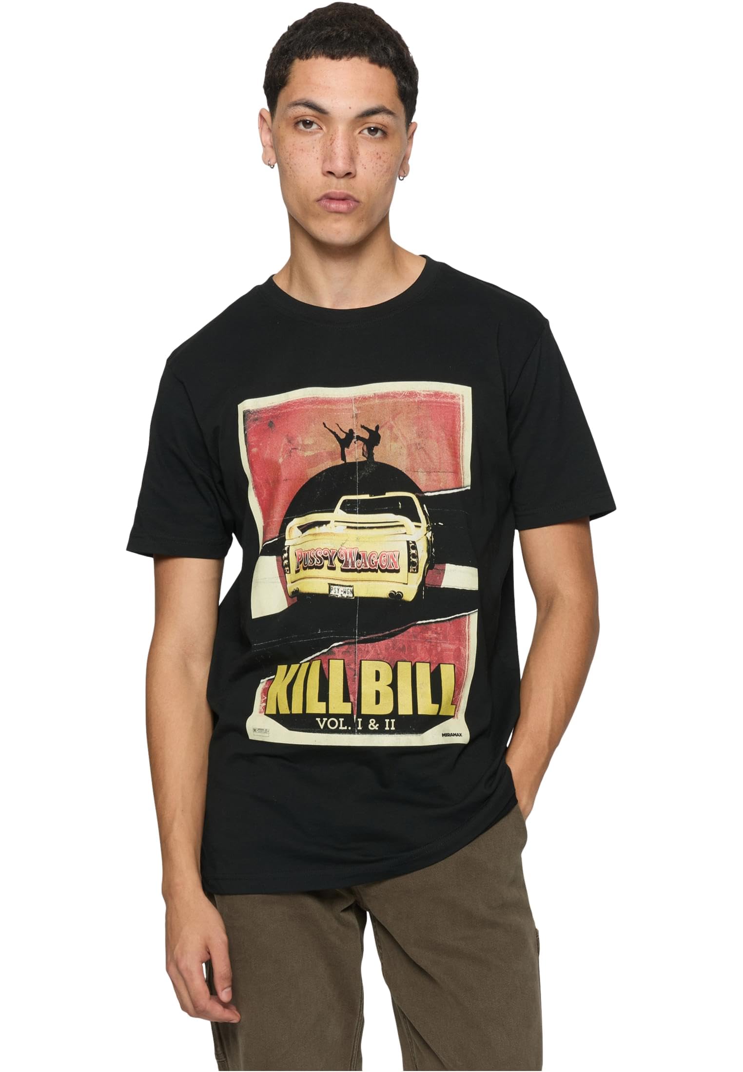 Merchcode Men's T-Shirt, Black, S