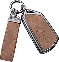 Vista 18 de YO&YOYE Compatible con funda para llavero VW Volkswagen con llavero protector de llave de cuero