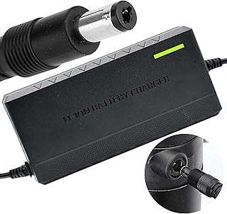 Electric Scooter Charger, 42V 2A Power Adapter, Hoverboard Charger with LED Indicator, Scooter Battery Charger Power Adapter, for Electric Self-Balancing Scooter, Hoverboard, Drifting Board