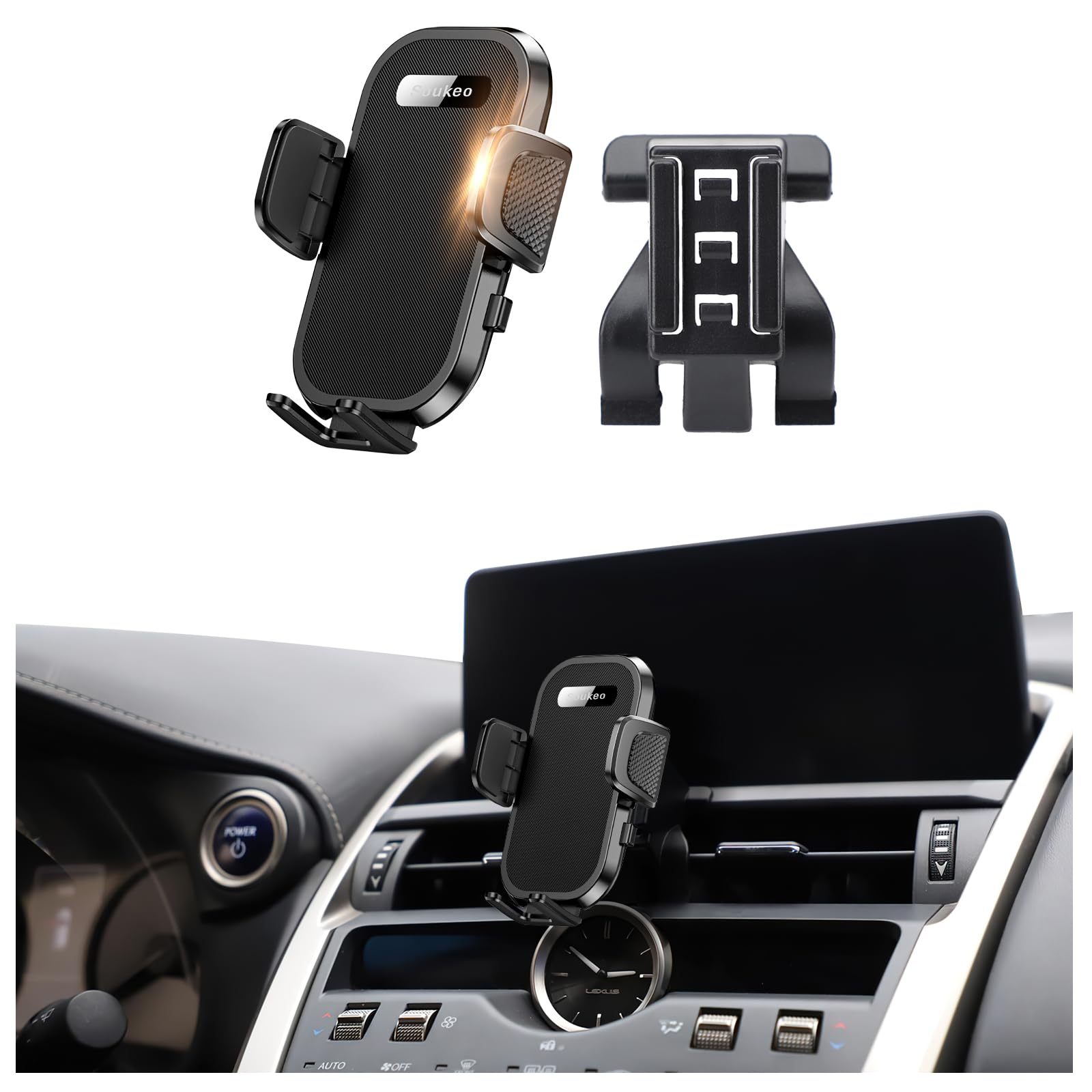 soukeo Car Phone Holder for Lexus NX (2015–2021)