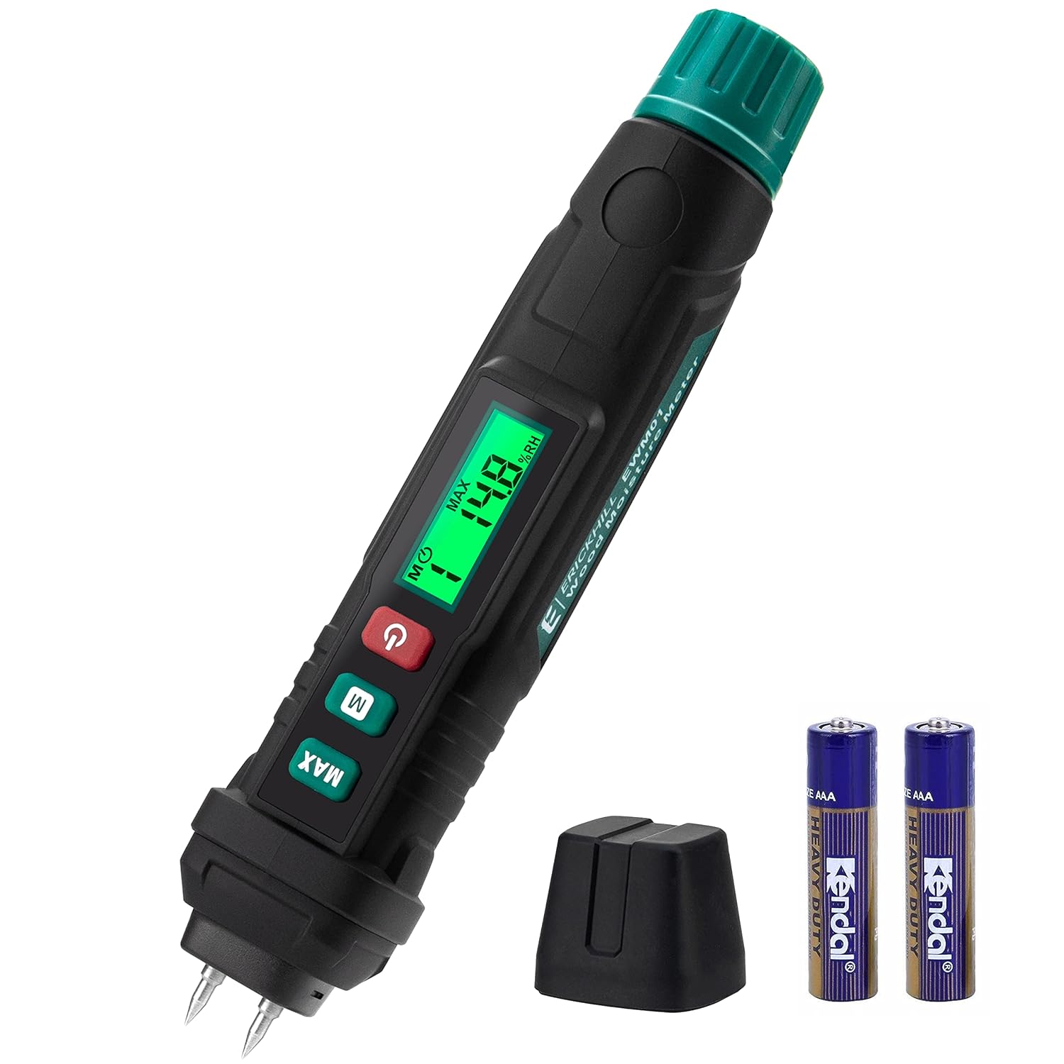 ERICKHILL Wood Moisture Meter with 3Color Backlight, Pen