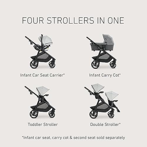 Miniatura 4 de Graco Cochecito 4 en 1 Premier Modes Nest2Grow Midtown