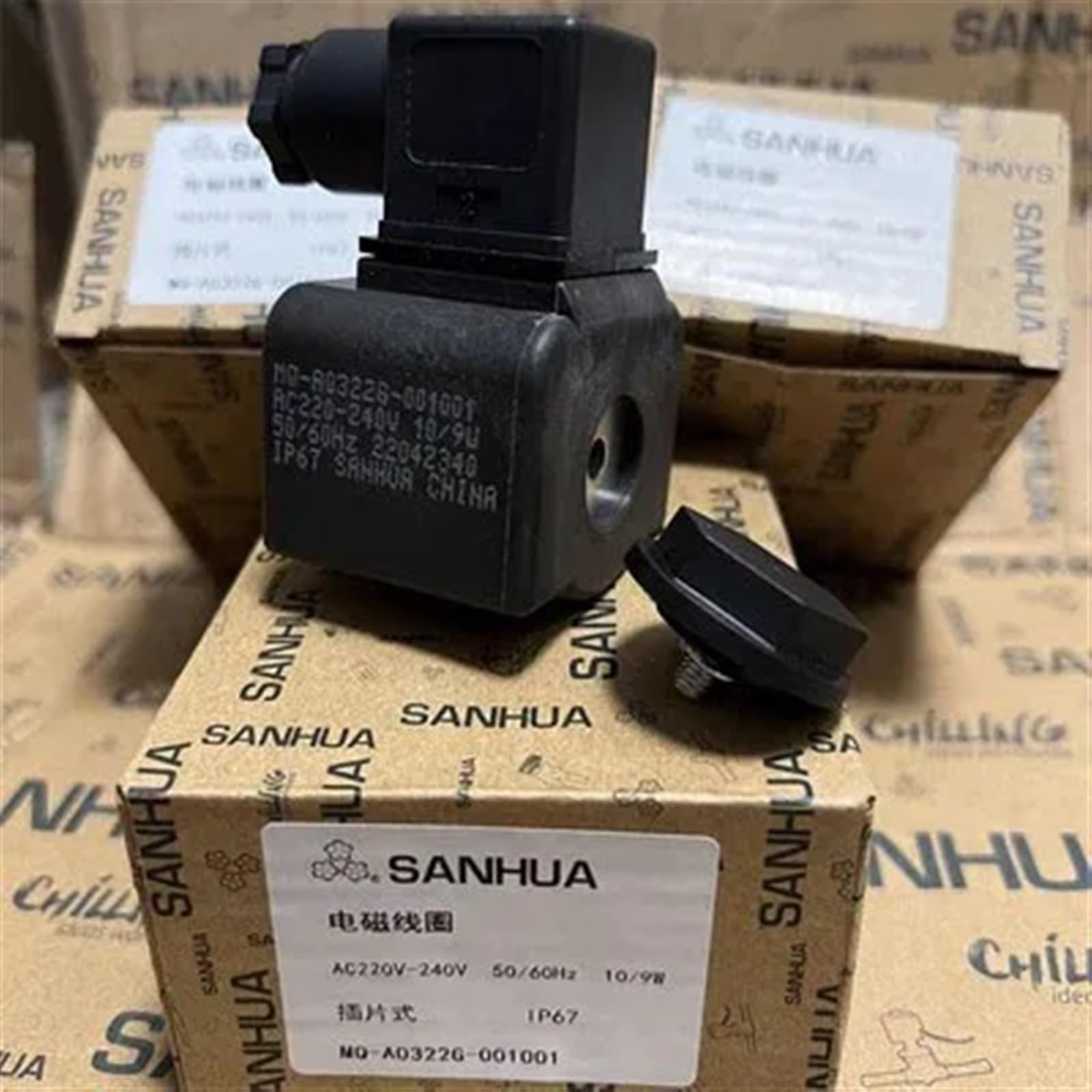 Aynrjkkx Mq-A0322g-001001 Solenoid Valve Coil Mq-A0322g-00000 1 Mdf-60003 Ac220-240V Mq-D03024-001001(Mq-A0322g-001001)
