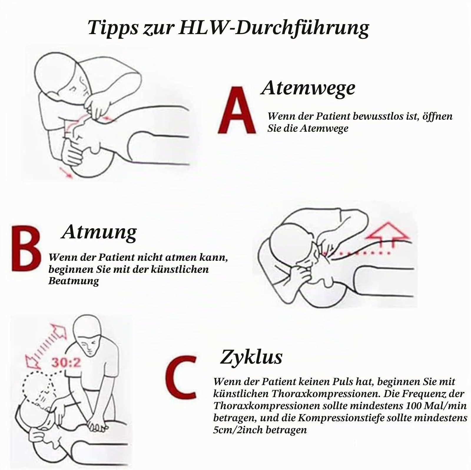 ELZEM Reanimationspuppe für Erwachsene Halbkörper Trainingspuppe für Herz Lungen-Wiederbelebung Erste-Hilfe Trainingspuppe Aus Gummi Halbkörper A