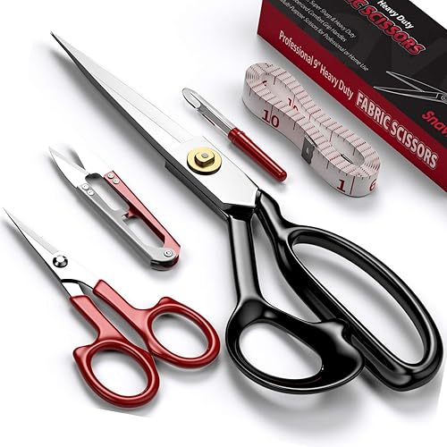 Fabric Scissors Tailor Sewing Shears - 9 Inch Heady Duty