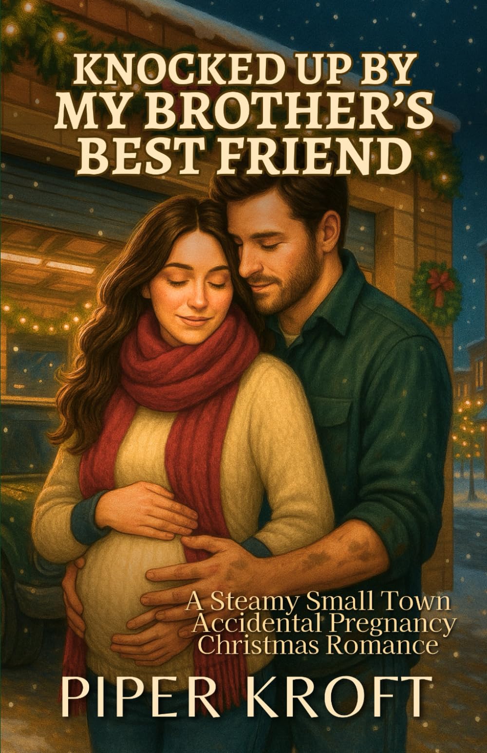 Knocked Up by My Brother’s Best Friend: A Steamy Small Town Accidental Pregnancy Christmas Romance (Happily Ever After Holidays)