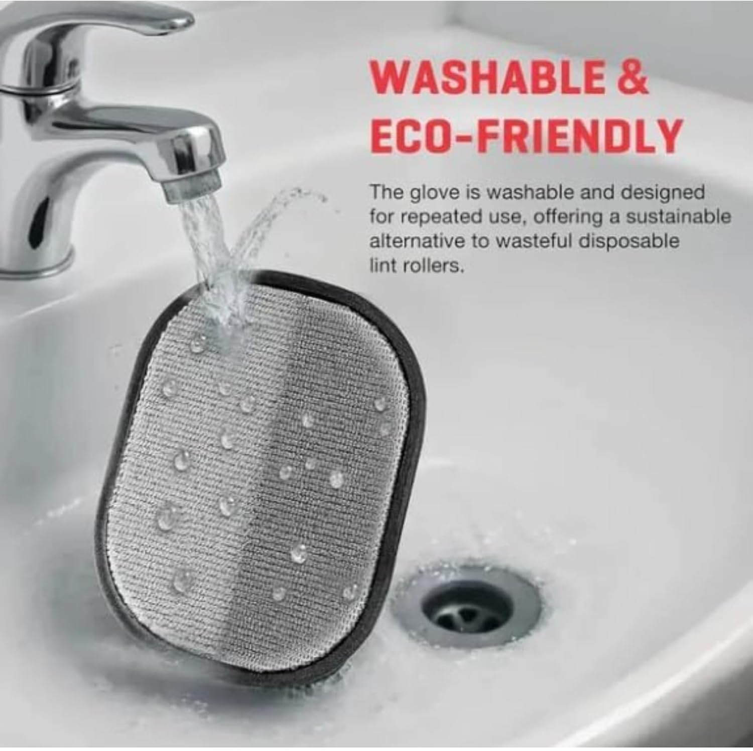 Kivori Pet Hair Removal Gloves Original, Static Pet Hair Remover, Reusable Deshedding Glove for Furniture & Clothing (4PCS)