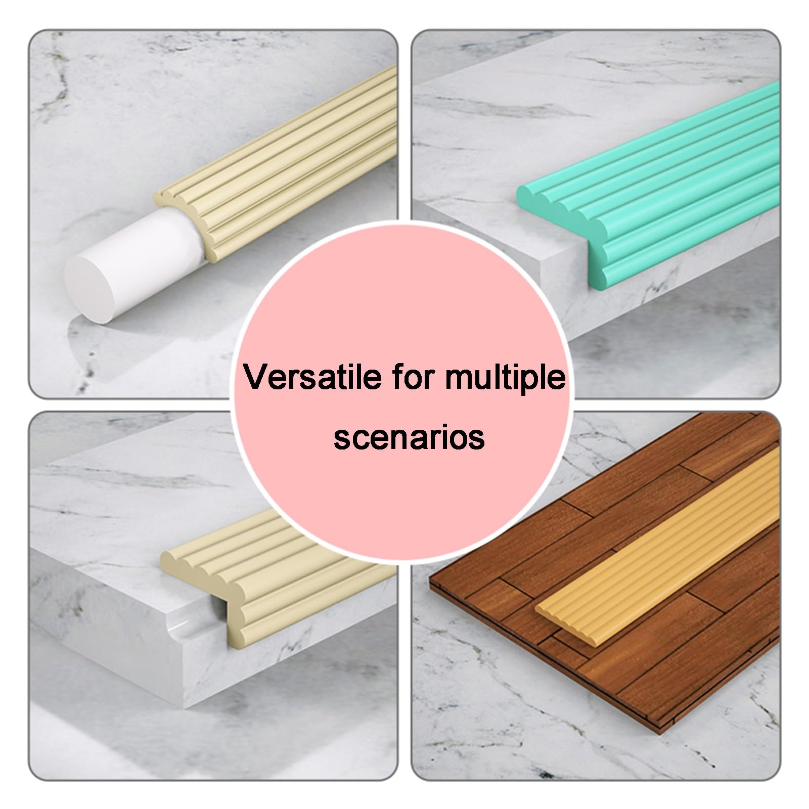 Protector de Bordes para mesas, Absorción y Fuerte unión Adhesiva for garantizar una protección confiable for Las Esquinas de la Mesa(Black,80mm*10m)