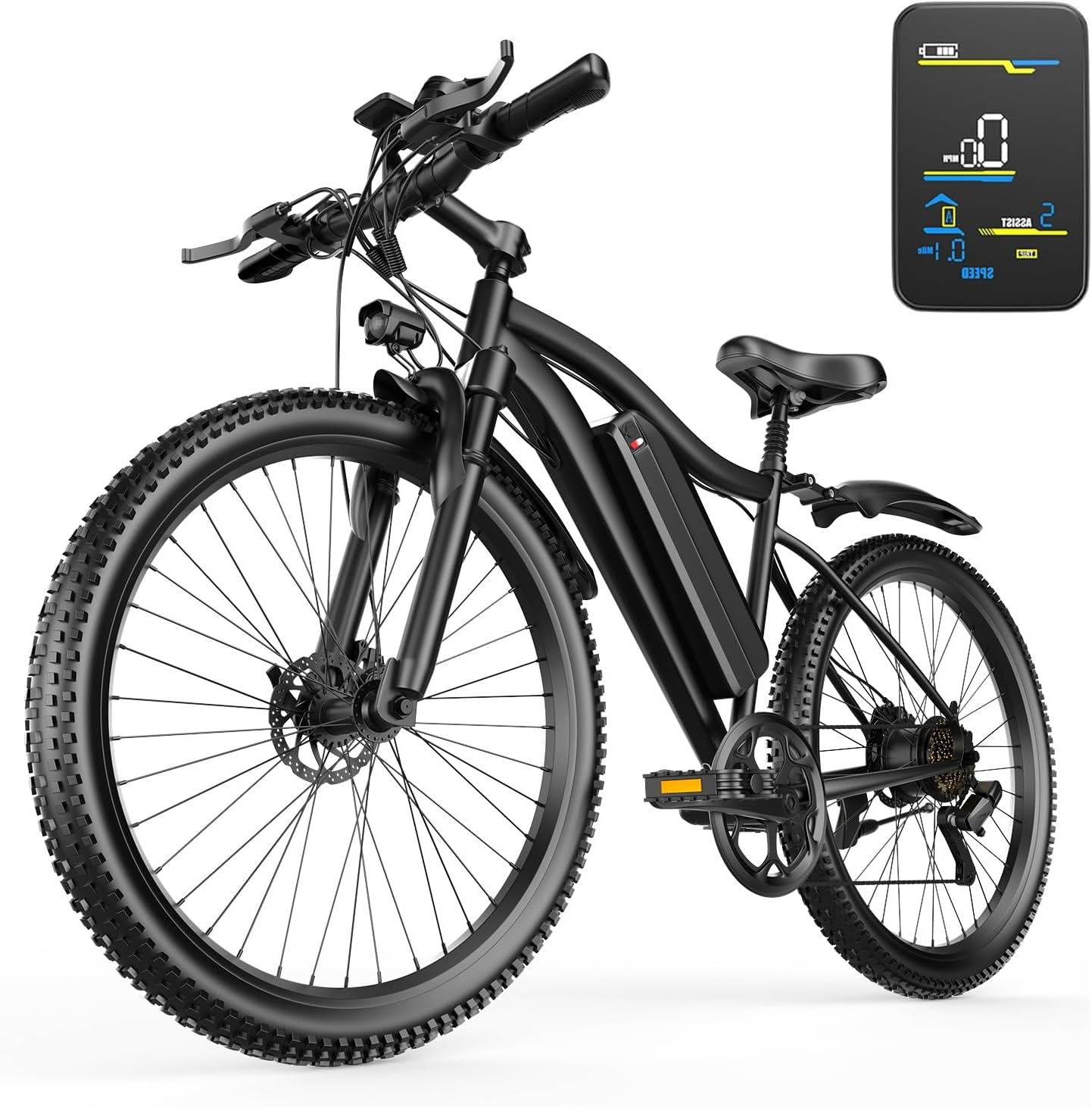 X-koala 26” Electric Bike for Adults 1200W Peak Motor 65 Miles Long Range 25MPH Commuter E-Bike with 7 Speed Gears IPX7 Waterproof Pedal Assist Electric Mountain Bicycle for Men X-koala 26” Electric Bike for Adults 1200W Peak Motor 65 Miles Long Range 25MPH Commuter E-Bike with 7 Speed Gears IPX7 Waterproof Pedal Assist Electric Mountain Bicycle for Men