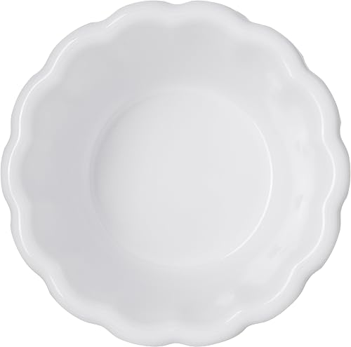 Miniatura 2 de Carlisle FoodService Products 4394402 Ramequín festoneado de melamina, 3 onzas, blanco