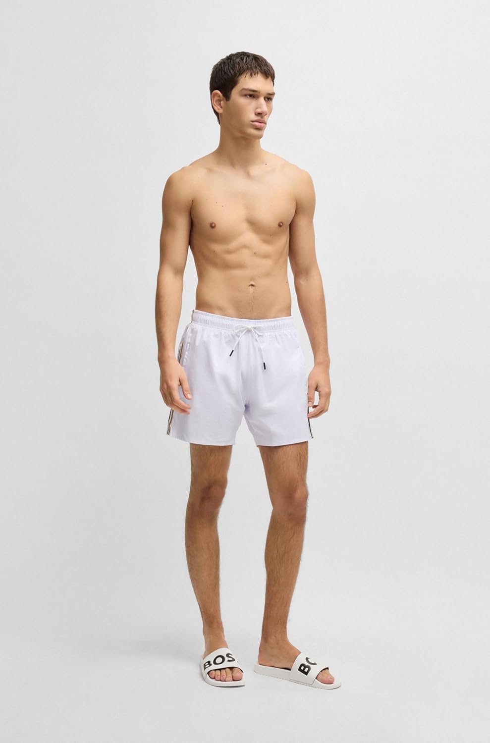 Boss Slides Aryeh Slid in White - Image 2