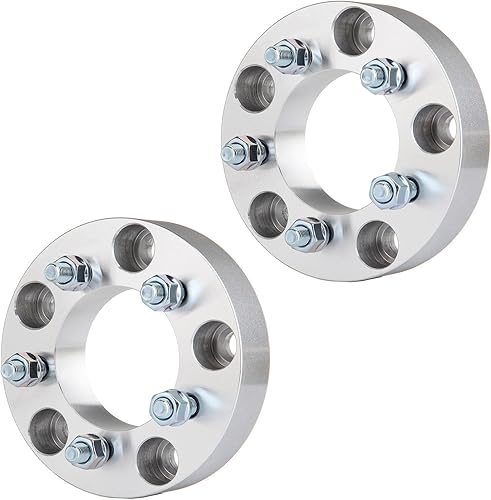 Miniatura 9 de SCITOO 2 espaciadores de rueda de 1.5 pulgadas, 5 lengüetas, de 5 x 135 a 5 x 4.5 con pernos de 12 x 1.5 pulgadas, adaptador de rueda de orificio