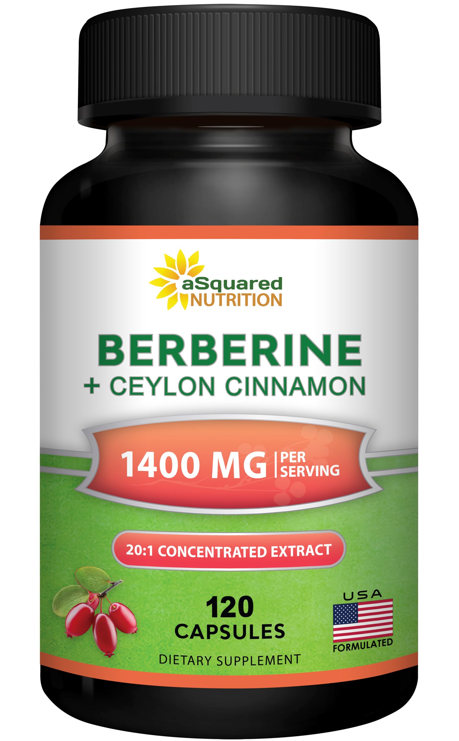 aSquared Nutrition Berberine Complex