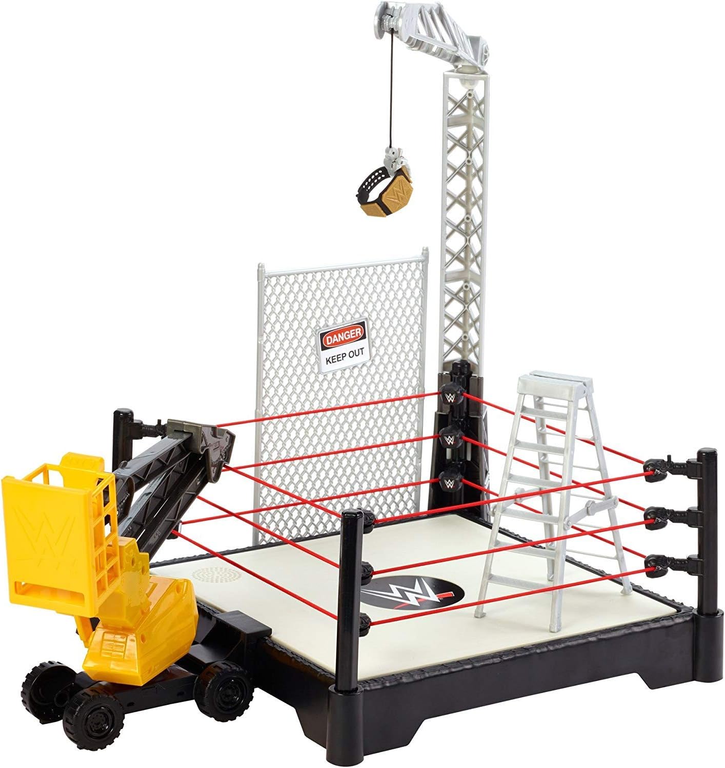 WWE MATTEL FXG08 WWE Sound Slammers Destruction Zone Playset, Multi-Colour