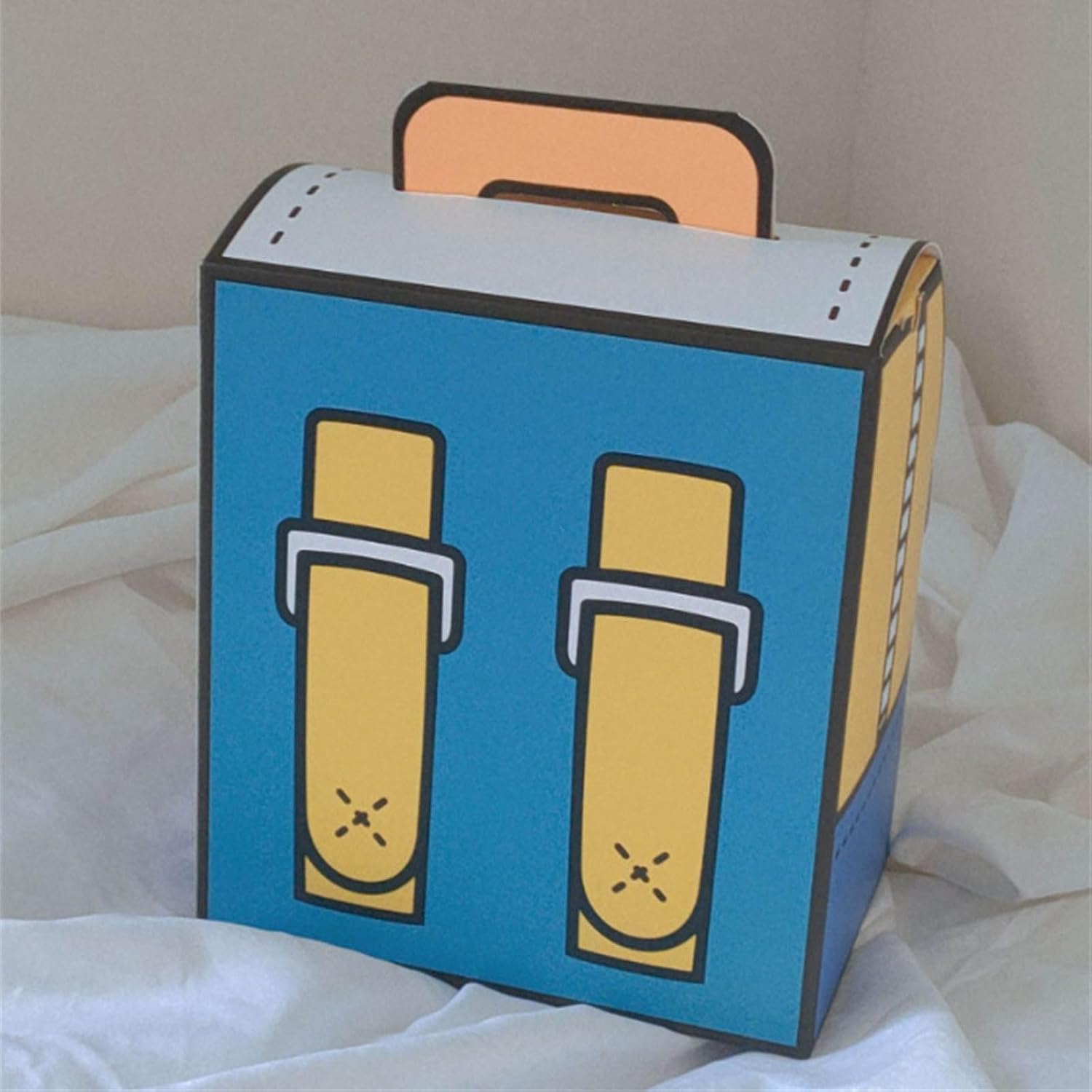 50pcs Delicate Graduation Candy Boxes Party Supplies Schoolbag Shaped Container Graduation Party Candy Boxes Celebration