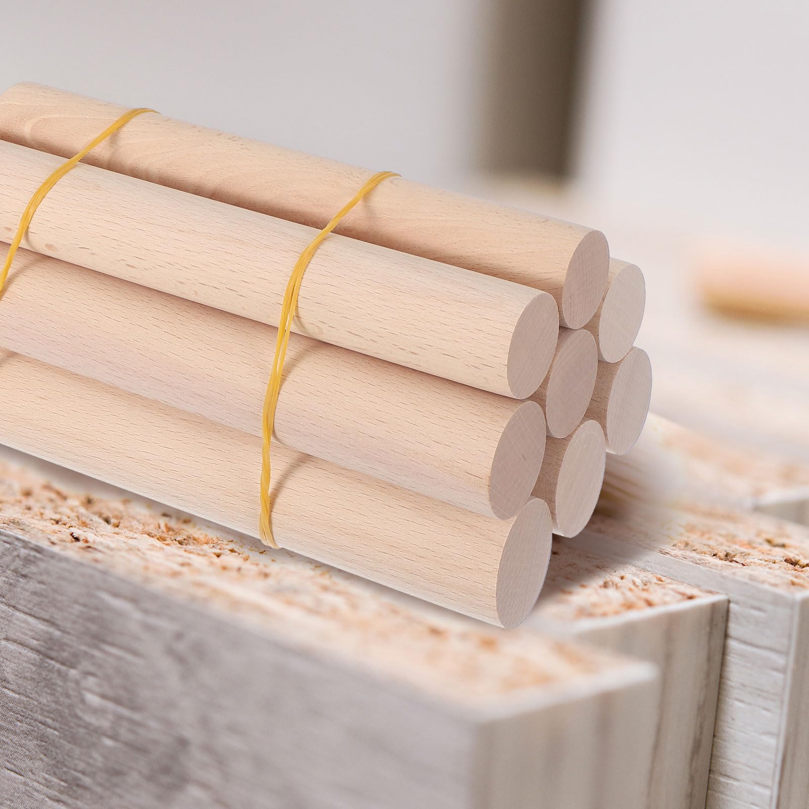 PATIKIL 1 x 4 Inch Wooden Dowel Rod - Image 4