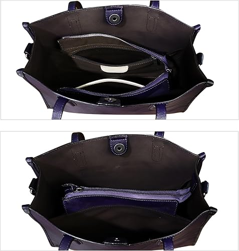 Miniatura 7 de Genuine Leather Shoulder Ba for Women Tote Bag Crossbody Hobo Bags Vintage Satchel Purse Handbag