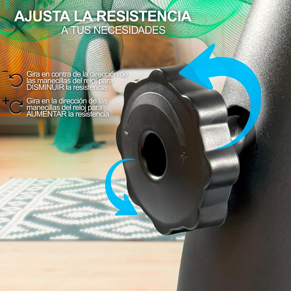 Pedales estáticos para Personas Mayores, para Ejercicio de rehabilitación de piernas y Brazos, Pedaleador Compacto, portátil y de fácil Montaje y Uso, Mini Bicicleta para Ejercicios(Negro)