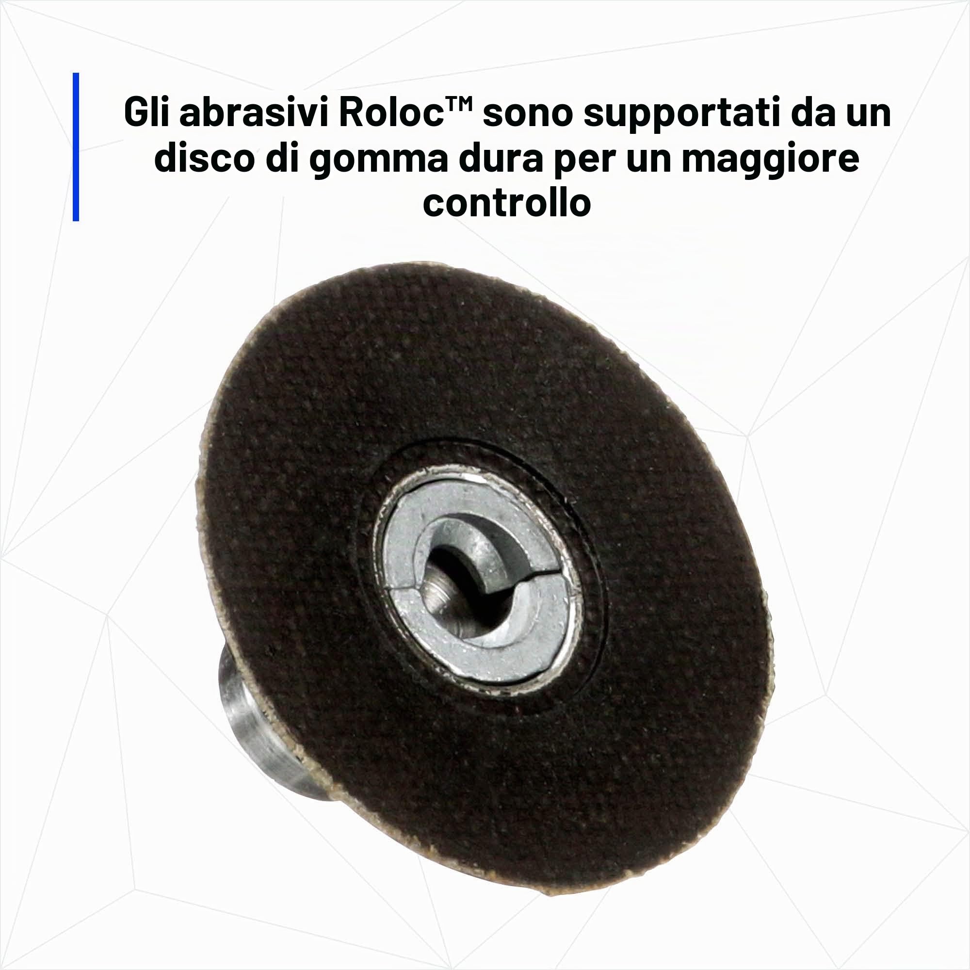 3M 05539 Roloc Disco Pad Assembly, 2"