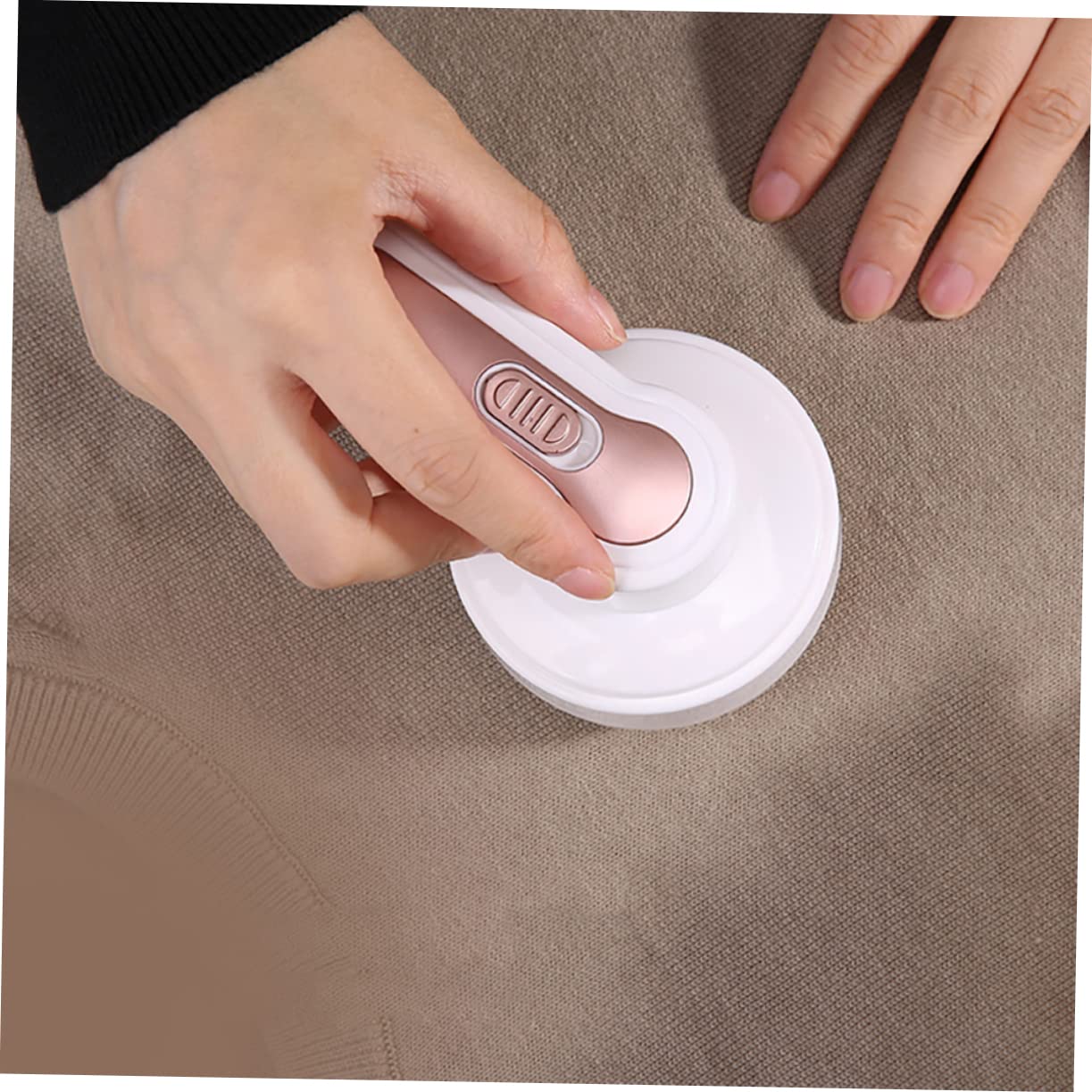 2 Piezas Afeitadora Eléctrica USB Recargable para Quitapelusas de Tela con Batería para Hogar y Tiendas de Duradero y Práctico