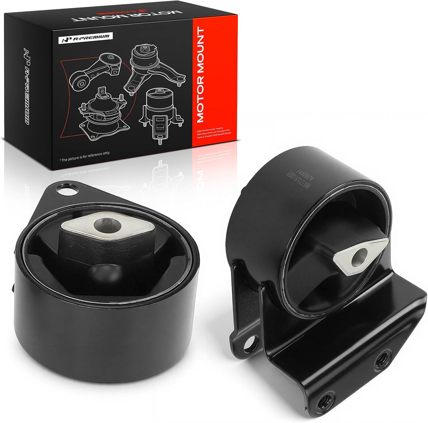 A-Premium Set of 2 Engine Motor Mount Kit Compatible with Jeep ZJ Series Grand Cherokee 1993-1998, XJ Series Grand Wagoneer 1993, 5.2L, Front Left and Right Side