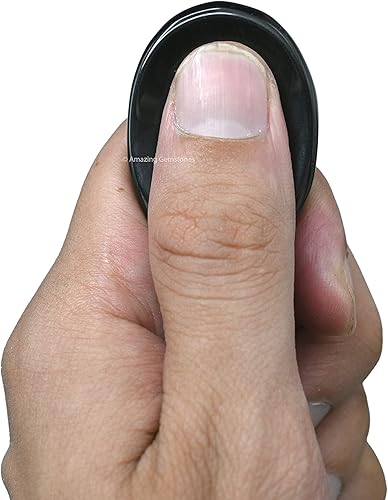 Vista 474 de Cristales de piedra de preocupación de cuarzo rosa y piedras curativas, piedras de preocupación para regalos de alivio del estrés, cristal de piedra