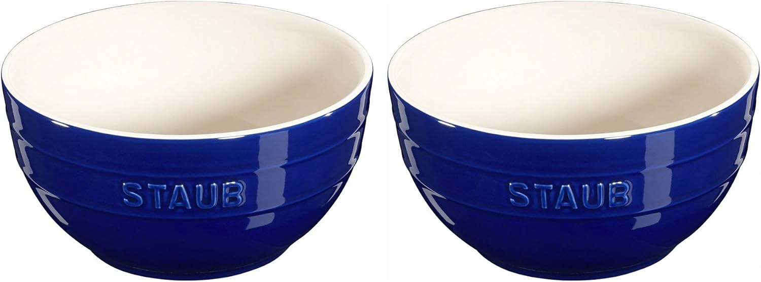 Amazon.com: STAUB Ceramics Universal Bowl Set, 6.5-inch, Dark Blue : Home &  Kitchen
