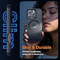 Vista 119 de Yriklso Strong Magnetic Case for iPhone 11 [Compatibilty with MagSafe] Protective Shockproof Cover Phone Case for iPhone 11 6.1" Frosted Purple