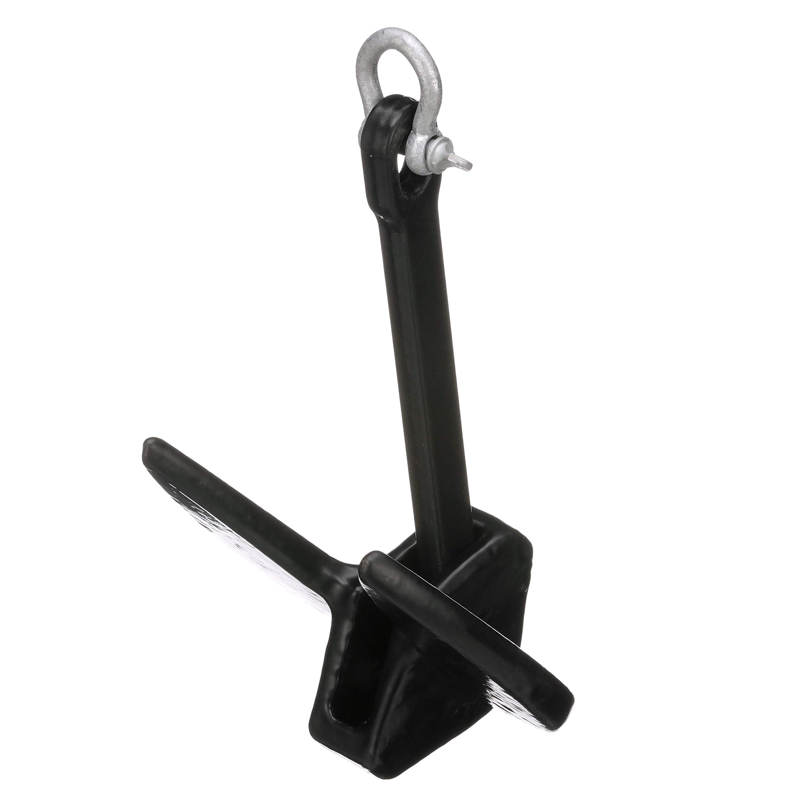 Seachoice Navy Anchor - Hierro Fundido - Uso en Grava, Piedra y Fondos de esquisto - Chapado en Aluminio - Múltiples tamaños
