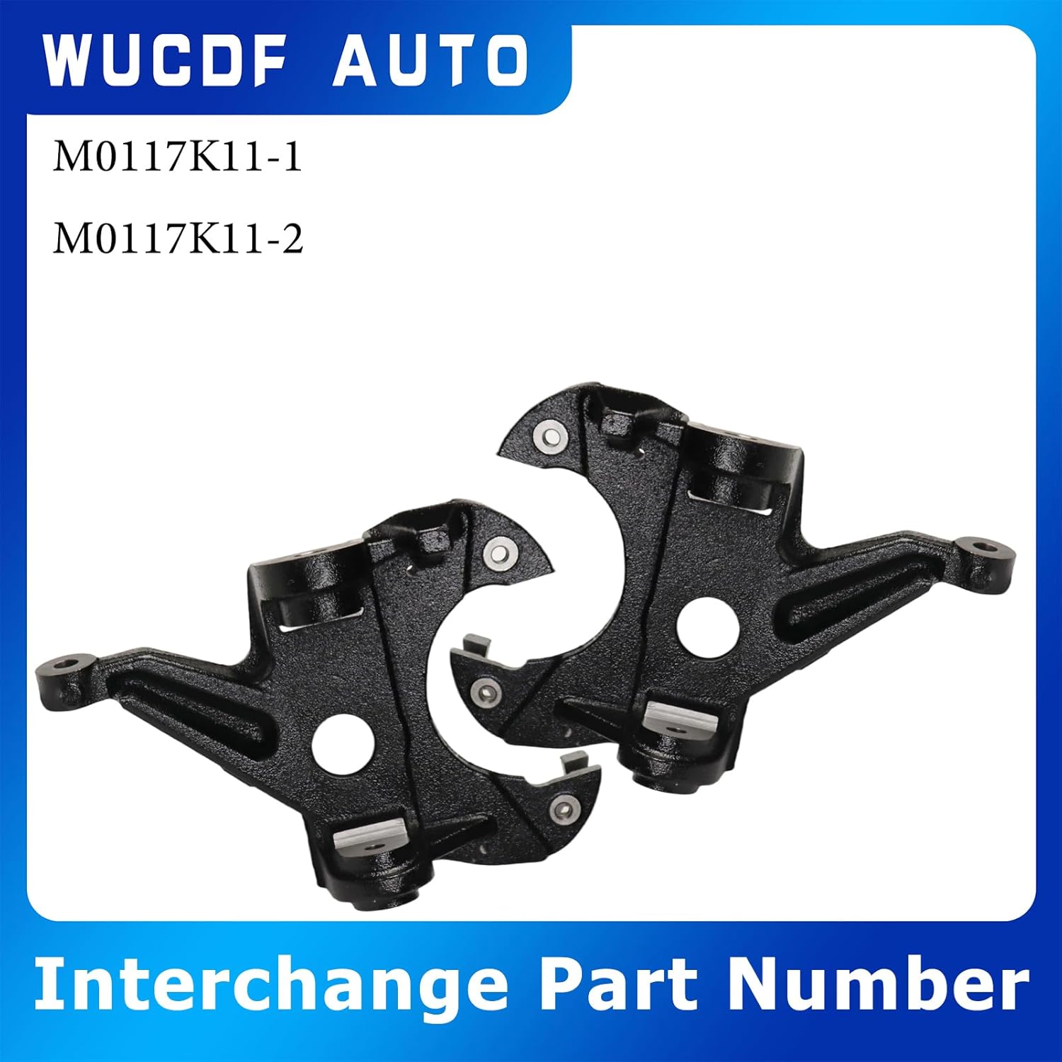 2.5" Drop Spindles Knuckle Front Suspension Lowering Kit W/1" Rotor 2WD For 1963-1970 Chevy Chevrolet C10 Pickup For 1973-1980 Chevrolet C10 Suburban Replaces#M0117K11-1,M0117K11-2